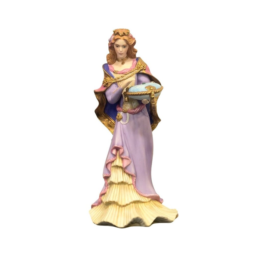 Vintage Lenox Legendary Princesses "Princess and the Pea"  24k gold accents 1993
